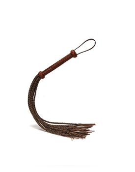 liebe-seele-leather-flogger-with-strings-black-brown