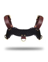 3liebe-seele-leather-chest-harness-black-brown-gold