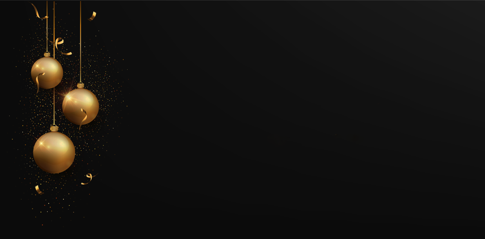 Hintergund mit geldenen Kuleln links