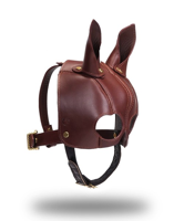 liebe-seele-leather-mask-with-ears-black-brown-gold 3