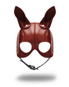 liebe-seele-leather-mask-with-ears-black-brown-gold