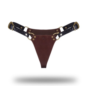 liebe-seele-leather-panty-black-brown-gold